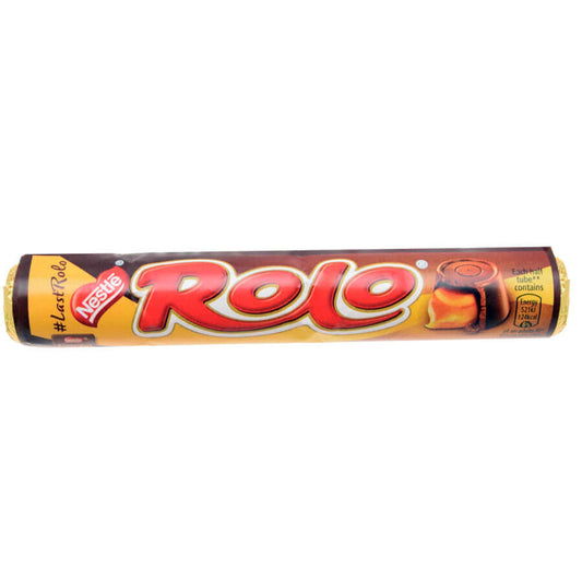 Nestle Rolo Roll  HEAT SENSITIVE ITEM. PLEASE ADD ITEM 122942 TO THE ORDER TO TRY TO PROTECT CHOCOLATES FROM HEAT DAMAGE. 52g