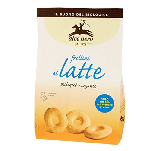 Alce Nero Frollini Organic Milk Biscuits 350g