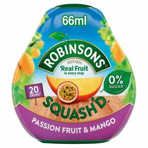 Robinsons Squashed Passion Fruit and Mango No Added Sugar 66ml
