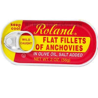 Roland Flat Fillets of Anchovies 56g