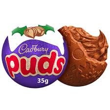 Cadbury Dairy Milk Puds Truffle Centre Hazelnut Pieces and Rice Crisp 35g
