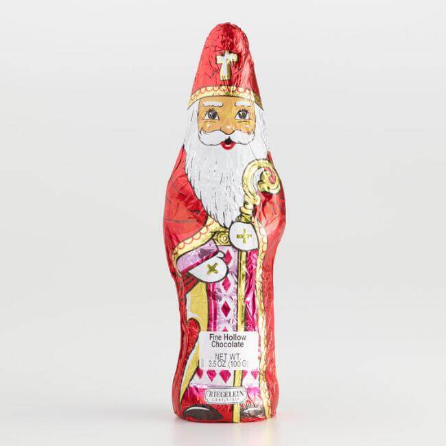 Riegelein St Nicholas Hollow Milk Chocolate 100g