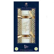 Tom Smith Christmas Crackers Most Wonderful Time of The Year Foil Finish 6 x 12 Inch Crackers 900g