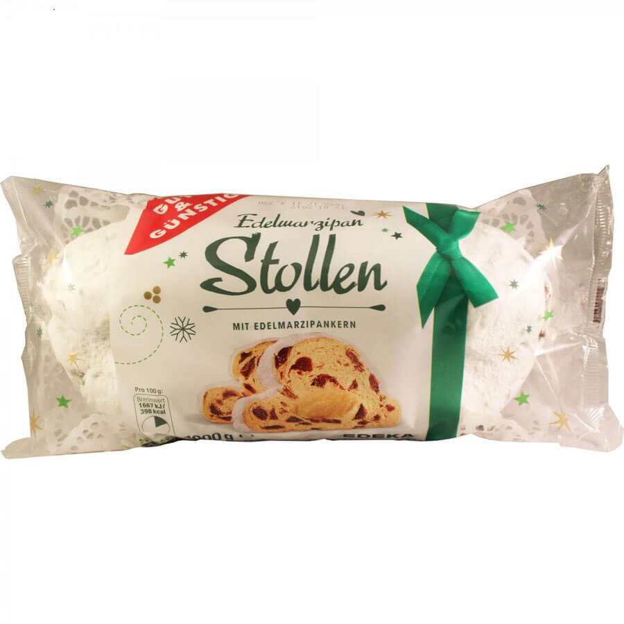 Edeka Edel Marzipan Stollen 1kg