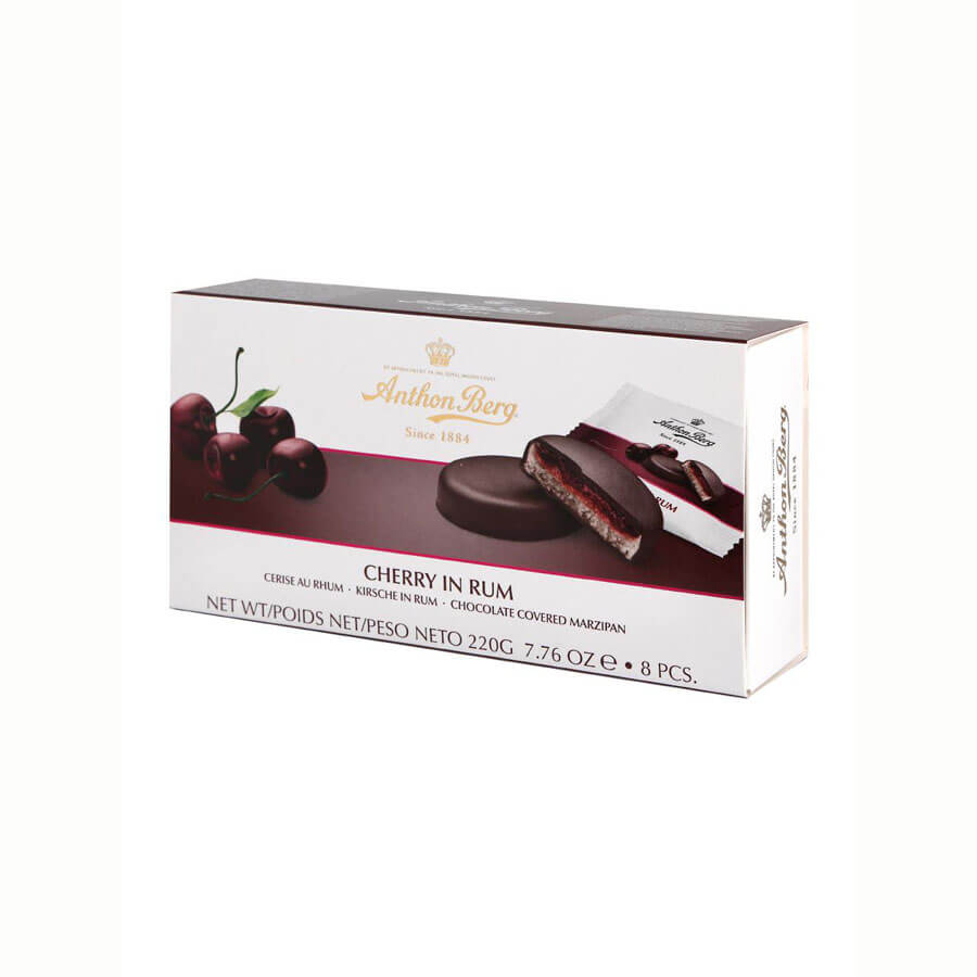 Anthon Berg Cherry in Rum Marzipan in Dark Chocolate 220g