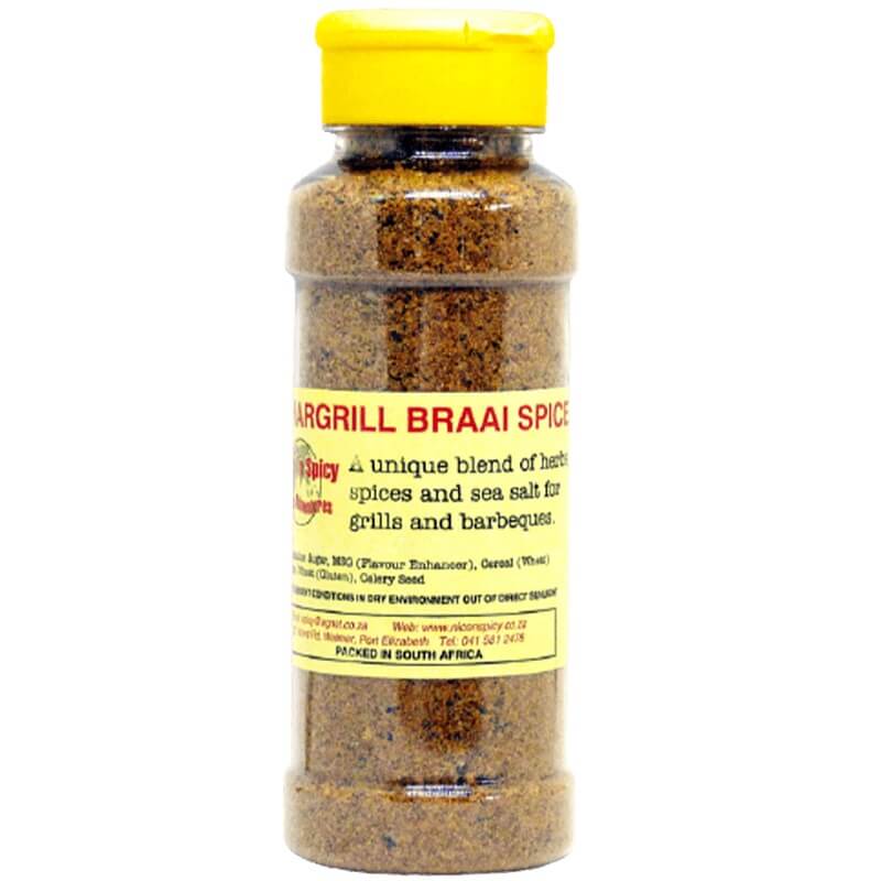 Nice n Spicy Chargrill Braai Spice Shaker 250ml