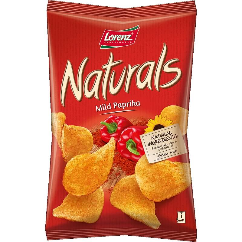 Lorenz Natural Chips with Mild Paprika 100g