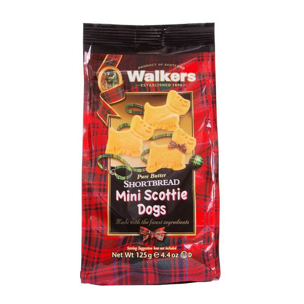 Walkers Mini Scottie Dogs Shortbread Pouch 125g