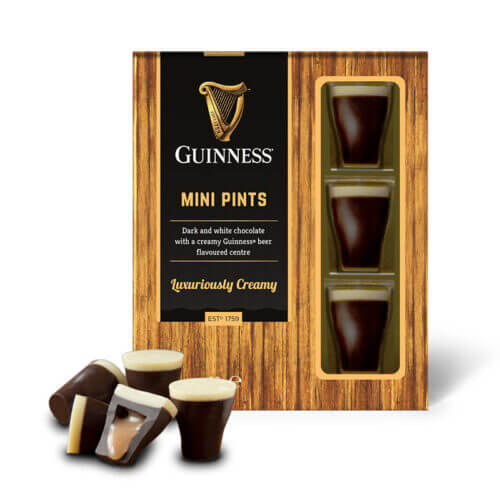 Guinness Milk White Chocolate Mini Pints Carton 82g