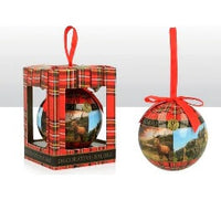 British Brands Christmas Glorious Scotland Bauble Ornament Scotland Scenes 23g
