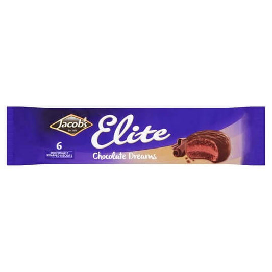 Jacobs Elite Chocolate Dreams  HEAT SENSITIVE ITEM. PLEASE ADD ITEM 122942 TO THE ORDER TO TRY TO PROTECT CHOCOLATES FROM HEAT DAMAGE. 132g