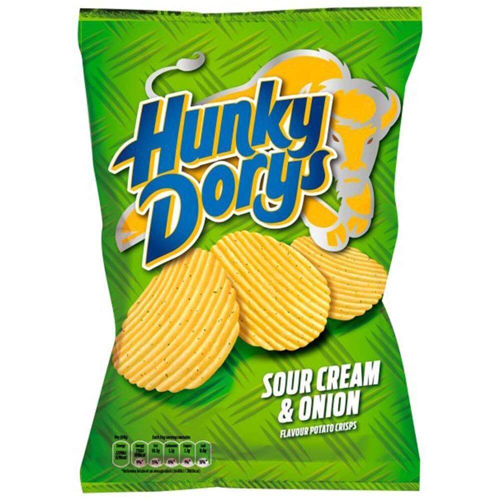 Tayto Hunky Dory the Cream and Onion Crinkle Cut 37g