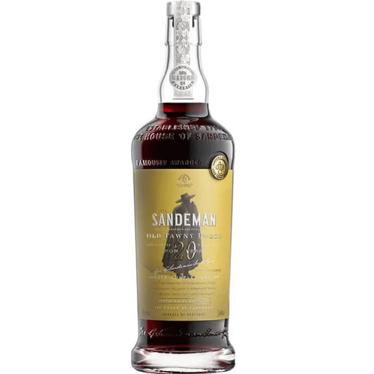 Sandeman Old Tawny Port 20 Years Rich Elegant Combination of Dried Apricot Honey Nuts Spices and Vanilla 750ml