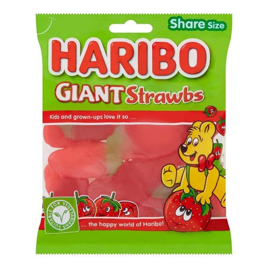 Haribo Giant Strawberries 175g