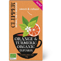 Clipper Organic Orange and Turmeric Tea (20) 40g