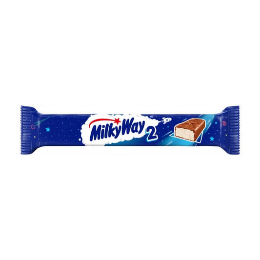 Mars Milkyway Bar Duo Milk Chocolate with a Light Whipped White Center  HEAT SENSITIVE ITEM. PLEASE ADD ITEM 122942 TO THE ORDER TO TRY TO PROTECT CHOCOLATES FROM HEAT DAMAGE. 43g