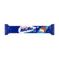 Mars Milkyway Bar Duo, Milk Chocolate with a Light Whipped White Center (HEAT SENSITIVE ITEM - PLEASE ADD A THERMAL BOX TO YOUR ORDER TO PROTECT YOUR ITEMS 43g