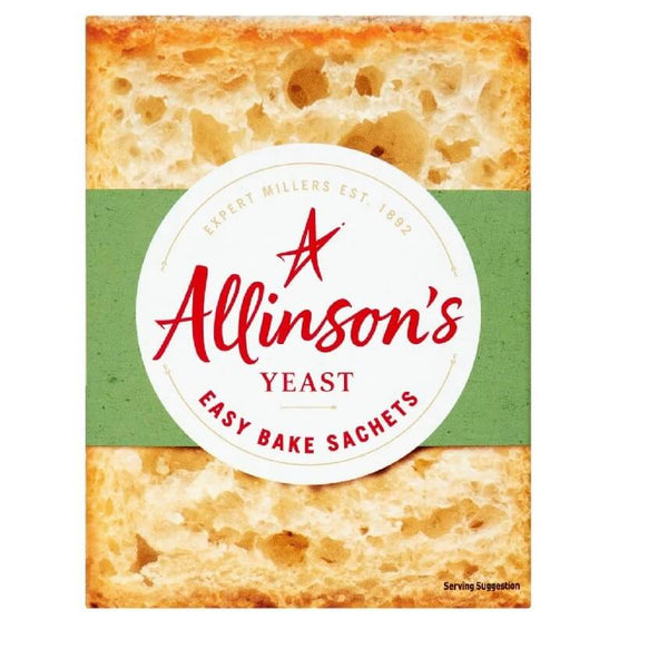 BEST BY MARCH 2025: Allinson Easybake Yeast (Pack of 6 x 7g) 42g