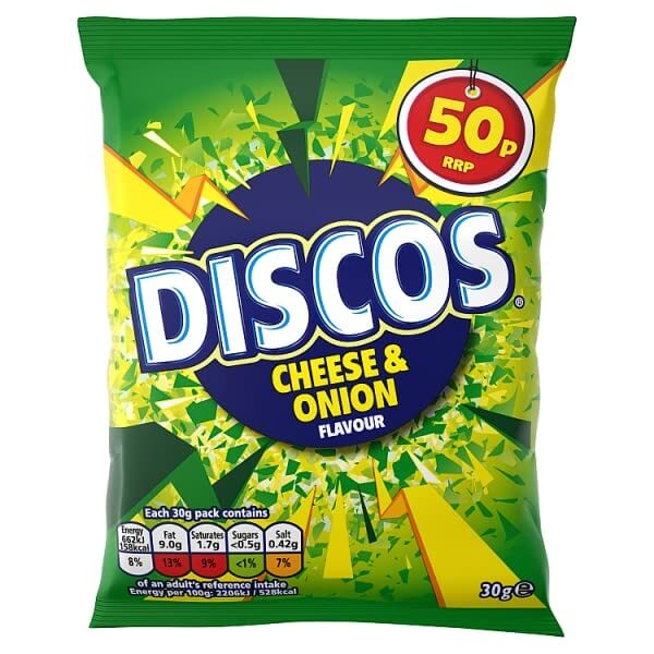 Discos Cheese and Onion 30g