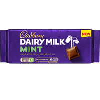 Cadbury Dairy Milk Mint (HEAT SENSITIVE ITEM - PLEASE ADD A THERMAL BOX TO YOUR ORDER TO PROTECT YOUR ITEMS 180g