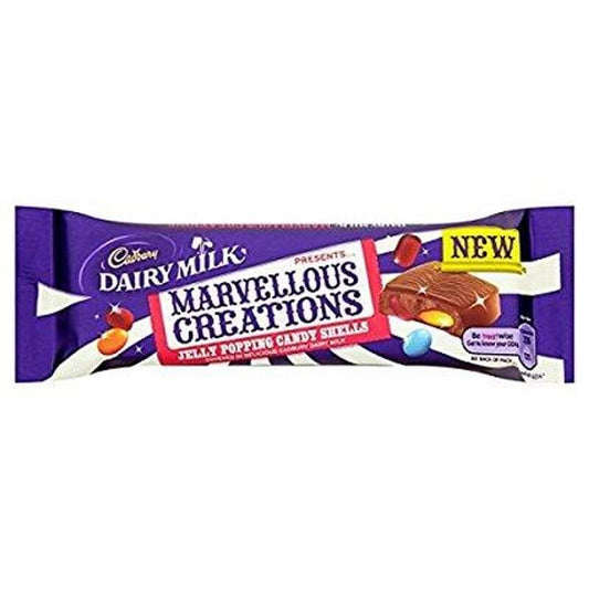 Cadbury Dairy Milk Marvellous Creations Jelly Popping Candy  HEAT SENSITIVE ITEM. PLEASE ADD ITEM 122942 TO THE ORDER TO TRY TO PROTECT CHOCOLATES FROM HEAT DAMAGE. 47g