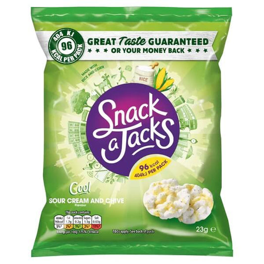 Quaker Snack a Jacks Crispsy The Cream 23g