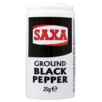 Saxa Ground Black Pepper 25g