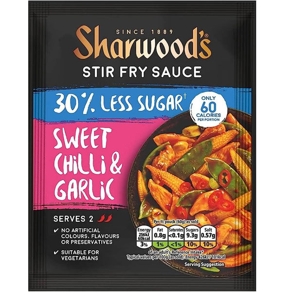 Sharwoods Sweet Chilli 30% Ls Stir Fry 120g