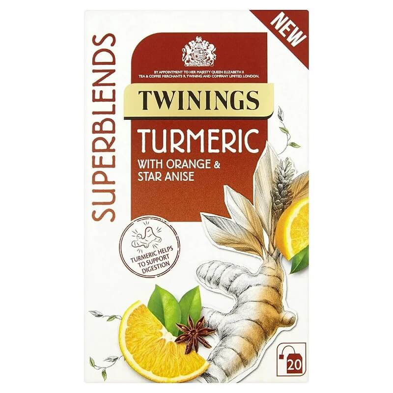 BEST BY JANUARY 2026: Twinings Superblends Turmeric 40g
