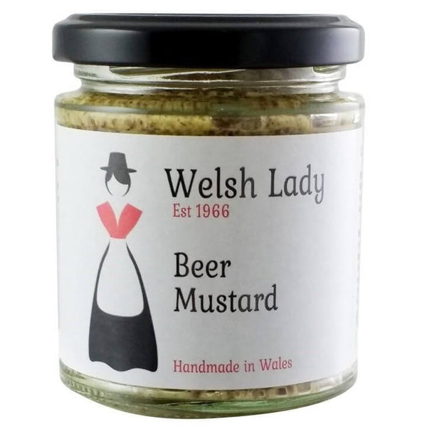 Welsch Lady Beer Coarse Grain Mustard 170g