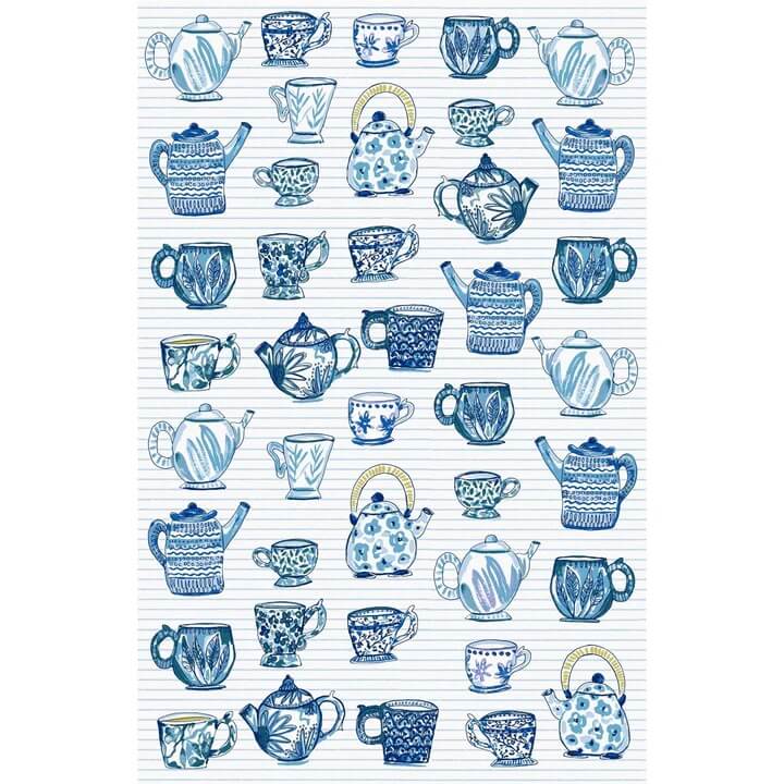 Tea Cups Tea Towel 80g