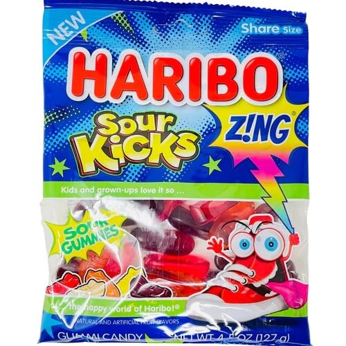 Haribo Zing Sour Kicks 127g