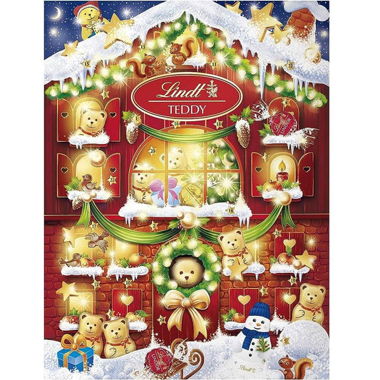 Advent Calendar Lindt Holiday Teddy Calendar 129g