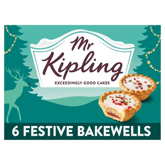 Mr Kipling Festive Bakewells 6pk 230g