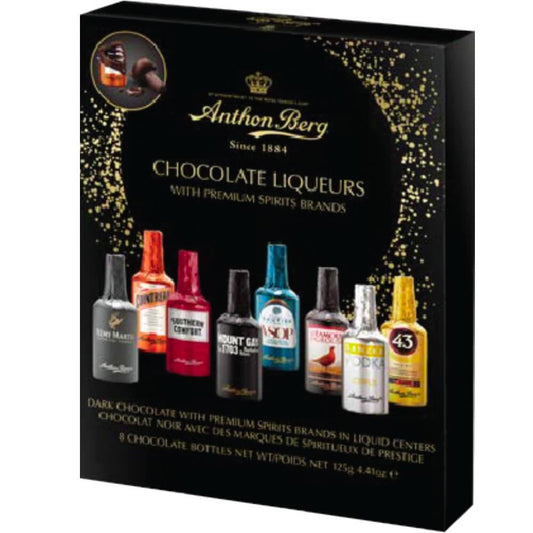 Anthon Berg Chocolate Liqueurs Bottles 8 Pack 125g