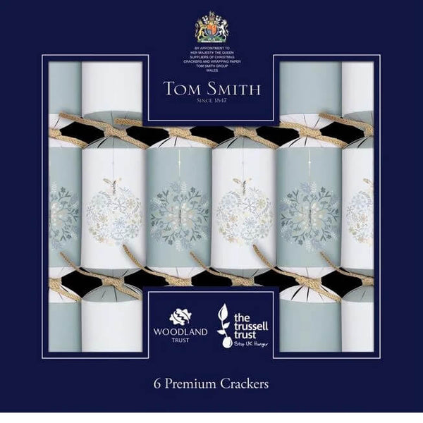Tom Smith Christmas Crackers Classic Silver 280g