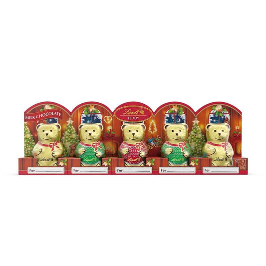 Lindt Mini Teddy 5Pk 50g