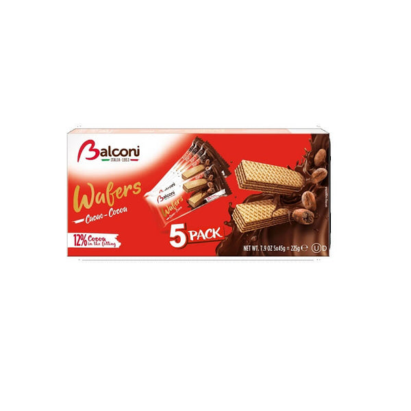 Balconi Cocoa Wafers 5pk 225g