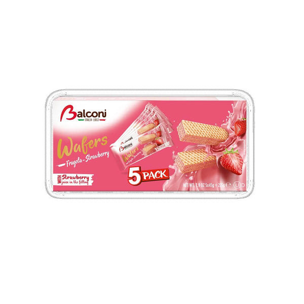 Balconi Wafers Strawberry 5 Pack 225g