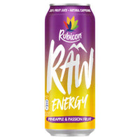 Rubicon Raw Energy Pineapple and Passionfruit 500ml