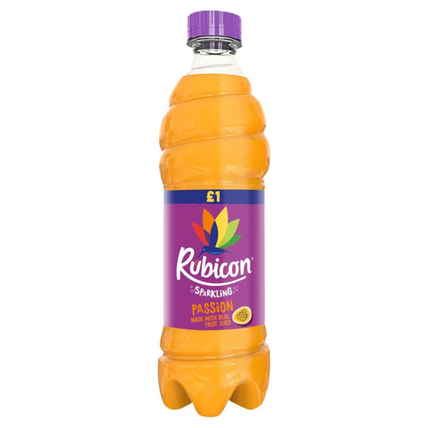 BEST BY APRIL 2024: Rubicon Sparkling Passionfruit 500ml