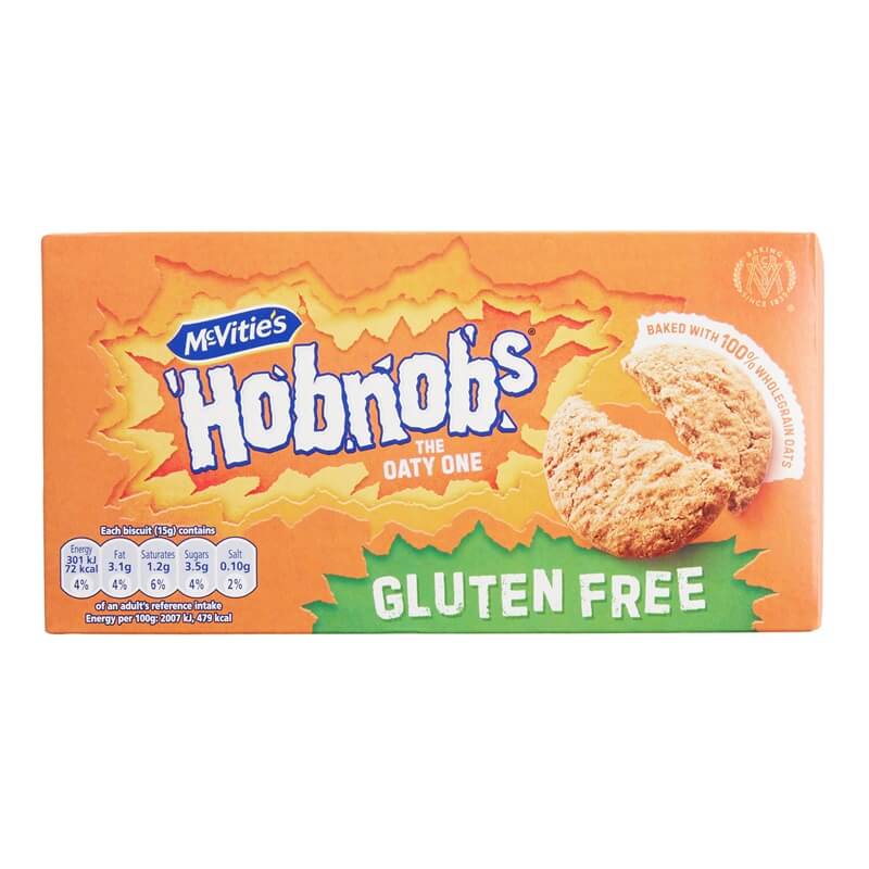 Mcvities Gluten Free Hobnobs Original  HEAT SENSITIVE ITEM. PLEASE ADD ITEM 122942 TO THE ORDER TO TRY TO PROTECT CHOCOLATES FROM HEAT DAMAGE. 150g