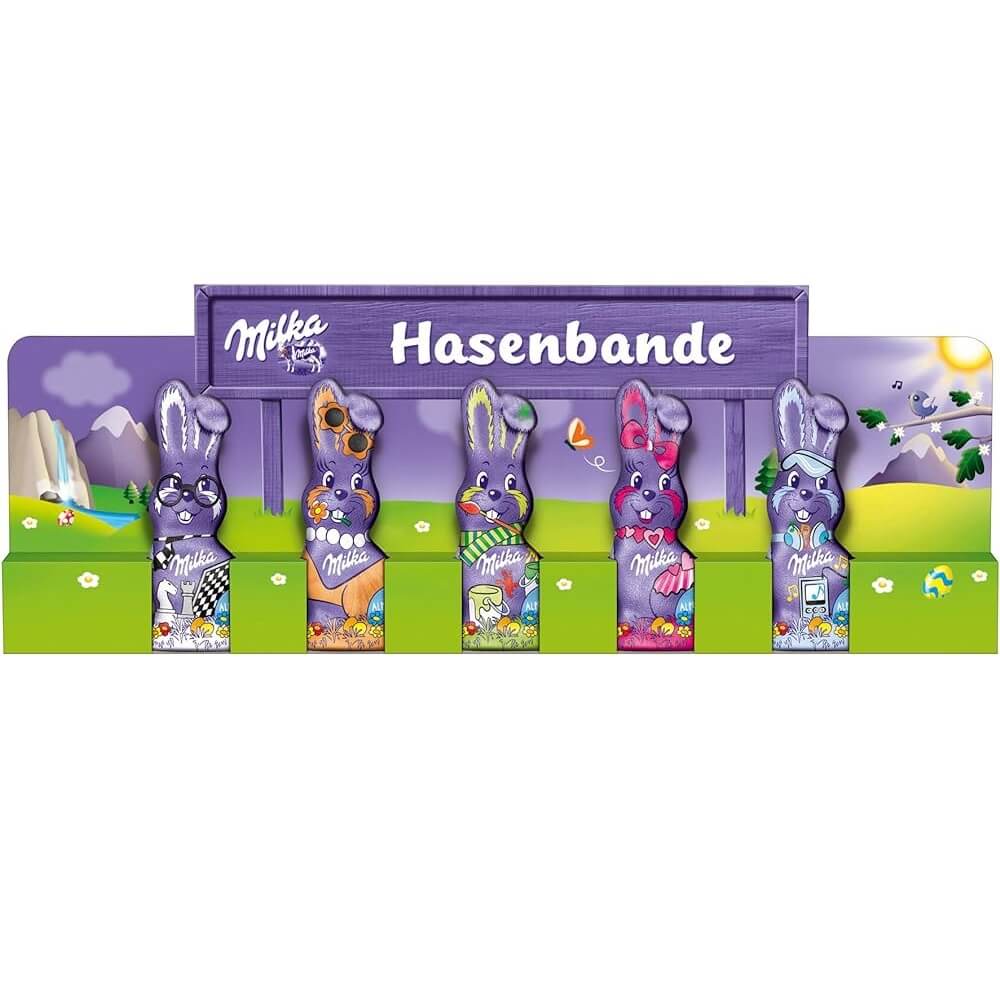 Milka Bunny Pack Alpine Milk Chocolate 5pk 75g