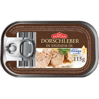 Dovgan Cod Liver In Oil Tin 115g