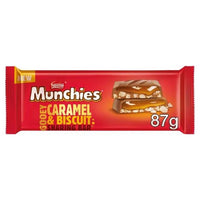 Nestle Munchie Caramel Biscuit Bar(HEAT SENSITIVE ITEM - PLEASE ADD A THERMAL BOX (ITEM NUMBER 114878) TO YOUR ORDER TO PROTECT YOUR ITEMS FROM HEAT DAMAGE) 87g