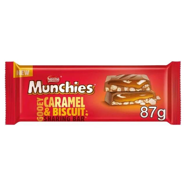Nestle Munchie Caramel Biscuit Bar(HEAT SENSITIVE ITEM - PLEASE ADD A THERMAL BOX (ITEM NUMBER 114878) TO YOUR ORDER TO PROTECT YOUR ITEMS FROM HEAT DAMAGE) 87g
