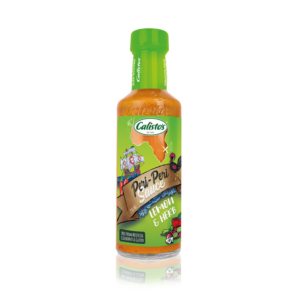 Calistos Peri Lemon and Herb Sauce Tall  250ml