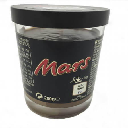 Mars Chocolate Spread HEAT SENSITIVE ITEM. PLEASE ADD ITEM 122942 TO THE ORDER TO TRY TO PROTECT CHOCOLATES FROM HEAT DAMAGE 350g