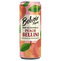 Belvoir Peach Bellini Alcohol Free Beverage Can 250ml
