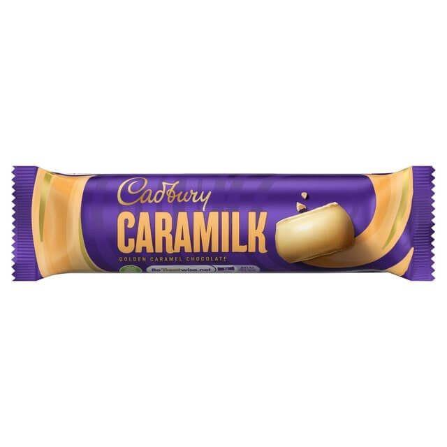 Cadbury Caramilk Chocolate Bar  HEAT SENSITIVE ITEM. PLEASE ADD ITEM 122942 TO THE ORDER TO TRY TO PROTECT CHOCOLATES FROM HEAT DAMAGE. 37g